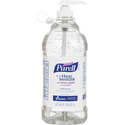 SANITIZER,HAND,GEL,2 LITER