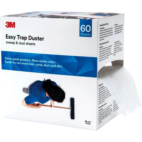 Easy Trap Duster, 8" X 30ft, White, 60 Sheets/box, 8 Boxes/carton