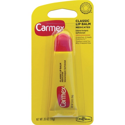 LIL' Drug Store  Carmex Original Lip Balm, Tube, .35oz., 6/BX, Cherry