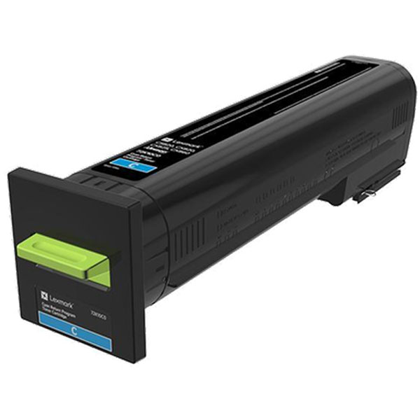 Lexmark 72K00CG (TAA Compliant Version of 72K10C0) Cyan OEM Toner Cartridge