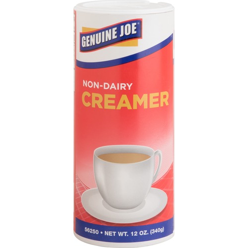 Genuine Joe  NonDairy Creamer, Powdered, Canister, 12oz., 24/CT, WE