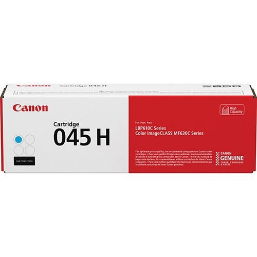 Canon 1245C001AA (045H) Cyan OEM High Yield Toner Cartridge