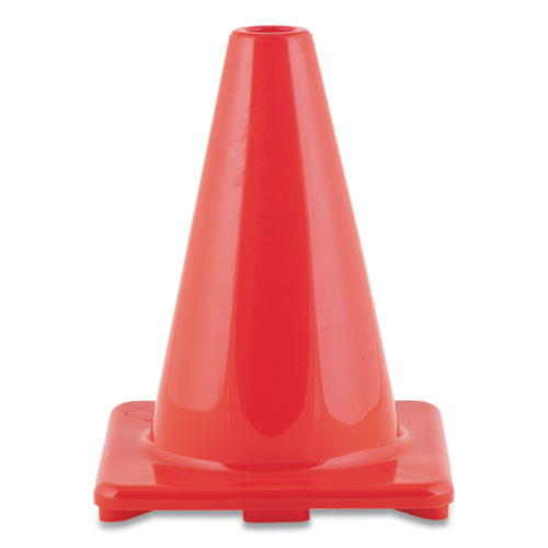 CONES,HI VIS VINYL 6",OR