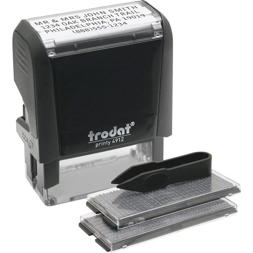 Self-Inking Do It Yourself Message Stamp, 3/4 X 1 7/8