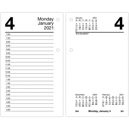 REFILL,CALENDAR,DLY,W/TABS