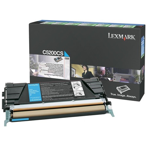 Lexmark C5200CS Cyan OEM Toner Cartridge