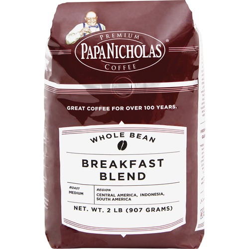 Premium Coffee, Whole Bean, Breakfast Blend