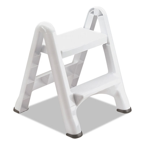 EZ STEP 2-STEP FOLDING STOOL, 19.5 X 20.6 X 22.7, WHITE, 3/CARTON