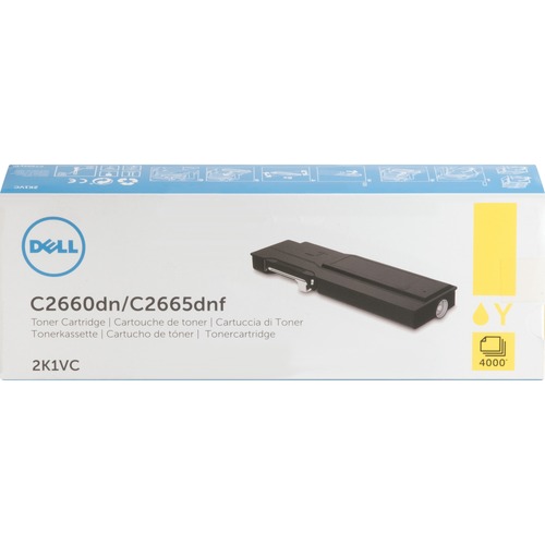 Dell Computer  Toner Cartridge, f/C2660, 4,000 Page High Yield, YW