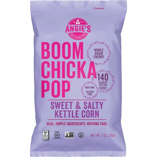 Advantus Corp.  Popcorn Snack,BoomChickaPop,Kettle Corn,1 oz Bag,24/CT,AST