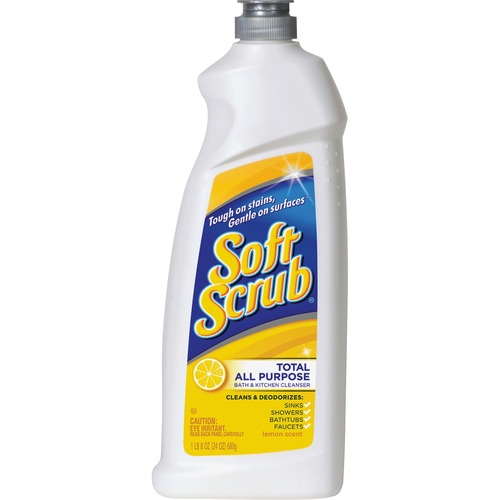 Dial Corporation  Soft Scrub Lemon Cleanser, 24oz., White