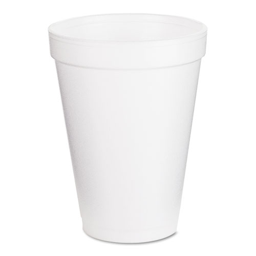 FOAM DRINK CUPS, 12OZ, 25/PACK