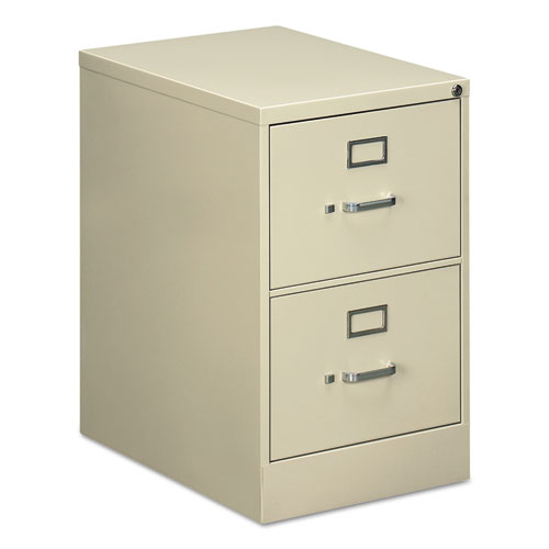 TWO-DRAWER ECONOMY VERTICAL FILE CABINET, LEGAL, 18.25W X 25D X 29H, PUTTY