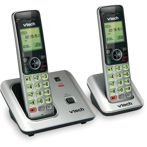 Cs6619-2 Cordless Phone System, Base And 1 Additional Handset