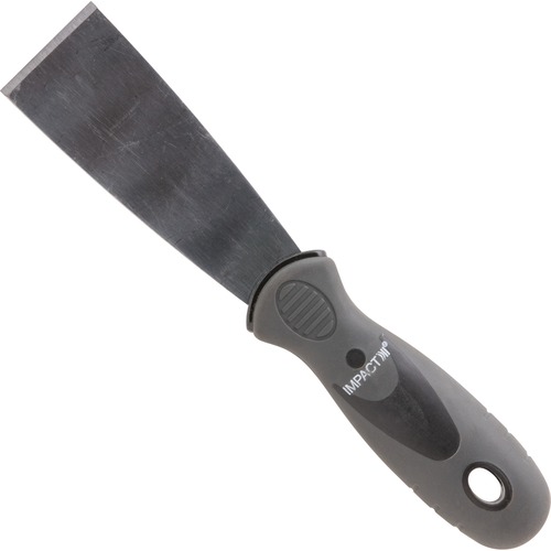 Impact Products  Putty Knife, Stiff, 1-1/2"Wx8-1/2"L, Black/Silver