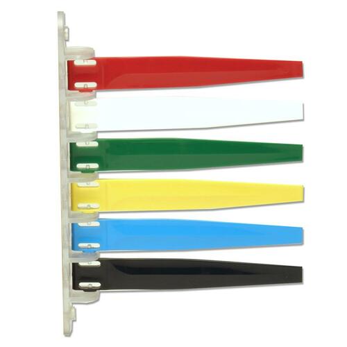 Status Flags, 6 Flags, Assorted Colors