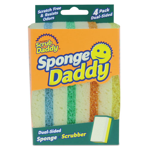 SPONGE,DUAL SIDED,4/PK