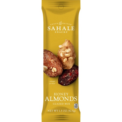Folgers  Honey Almonds Glazed Snack Mix, 1.5 oz., 18/CT, Yellow
