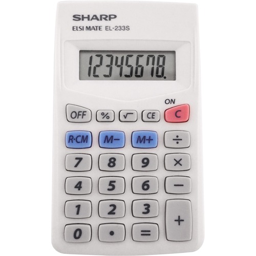 El233sb Pocket Calculator, 8-Digit Lcd