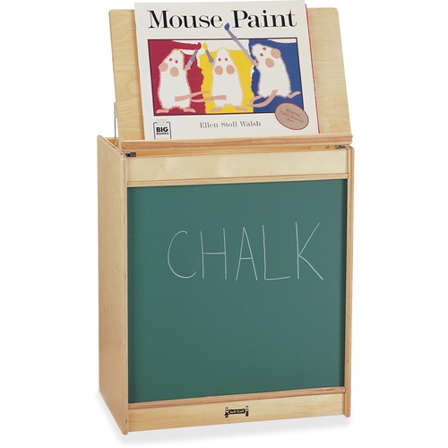 Jonti-Craft, Inc.  Big Book Easels, Chalkboard, 30"x24-1/2"x15", Baltic