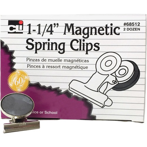 CLIPS,SPRING,MAGNETIC,24CT