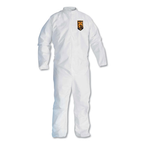 A30 Elastic Back Coveralls, 2x-Large, White, 25/carton