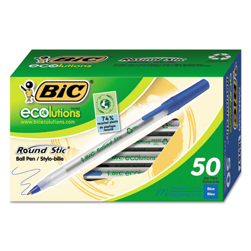 PEN,ECO RND STICK,50PK,BE