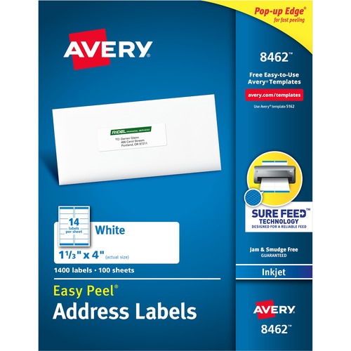 LABEL,EZPEEL,INKJT,1.3X4,WE