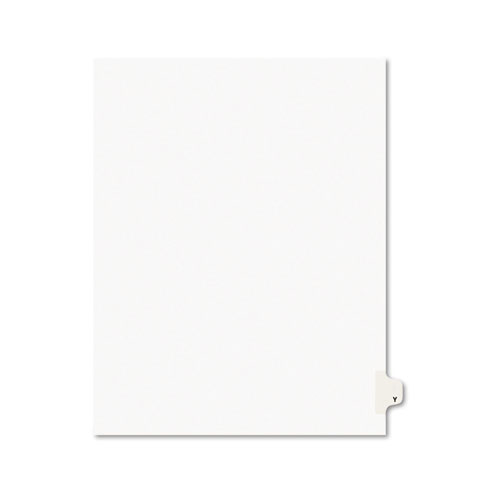 INDEX,SIDE 1/26 EX Y 25PK