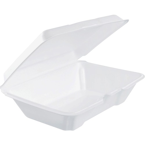 Carryout Food Container, Foam, 1-Comp, 9 3/10 X 6 2/5 X 2 9/10, 200/carton