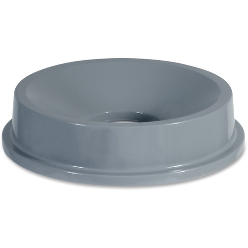 ROUND BRUTE FUNNEL TOP RECEPTACLE, 22.38W X 5H, GRAY