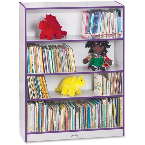 Jonti-Craft, Inc.  Bookcase, Standard, 48"x36.5"x11.5", Purple