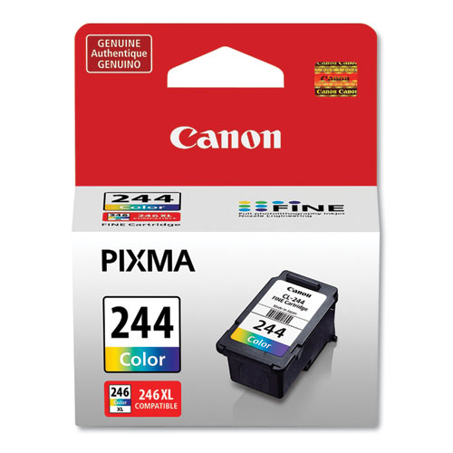 Canon 1288C001 (CL-244) Tri-Color OEM Ink Cartridge
