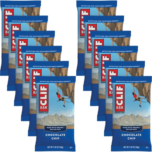 ENERGY BAR, CHOCOLATE CHIP, 2.4 OZ, 12/BOX