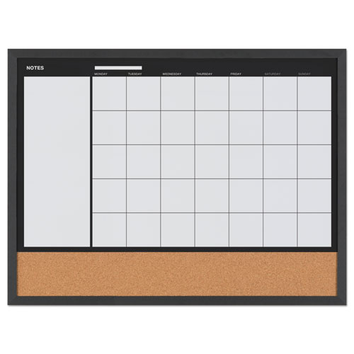 3-IN-1 COMBO PLANNER, 24.21" X 17.72", WHITE, MDF FRAME