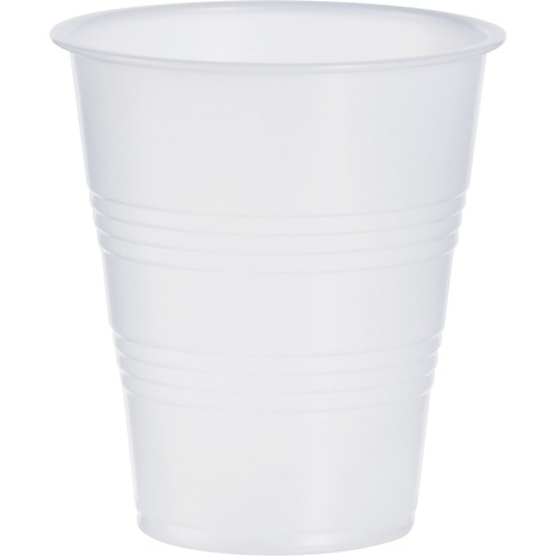 Solo Cup Company  Cold Cups, Plastic, 7oz., 2500/CT, Translucent