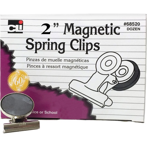 CLIPS,SPRING,MAGNETIC,12CT