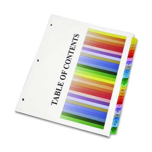 INDEX,TABBED,MLTCLR,1-31