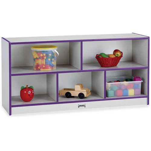 Jonti-Craft, Inc.  Mobile Storage Unit,Toddler,24-1/2"x48"x15",Purple