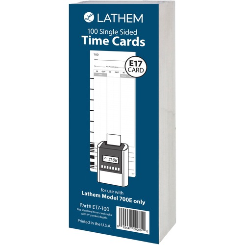 TIMECARDS,700E,100PK