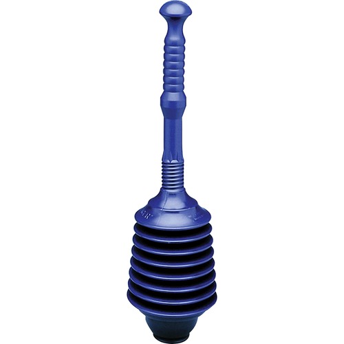 DELUXE PROFESSIONAL PLUNGER, 11.2" POLYETHYLENE HANDLE, 6" DIA