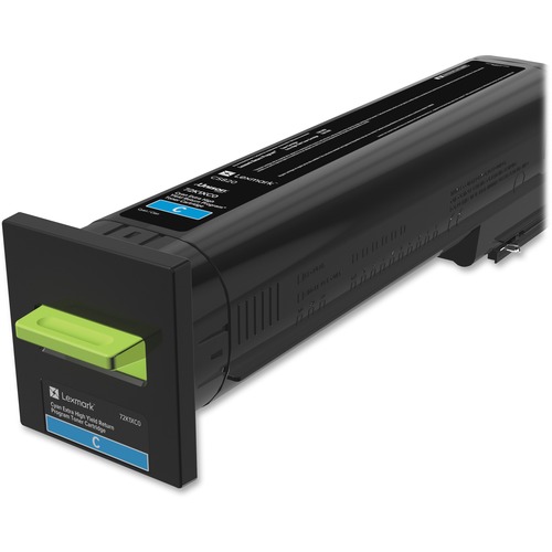 Lexmark 72K1XC0 Cyan OEM Extra High Yield Toner Cartridge