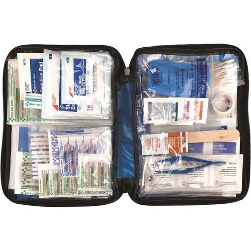 First Aid Only, Inc  First Aid Kit, 138 Pc, Fabric, Blue