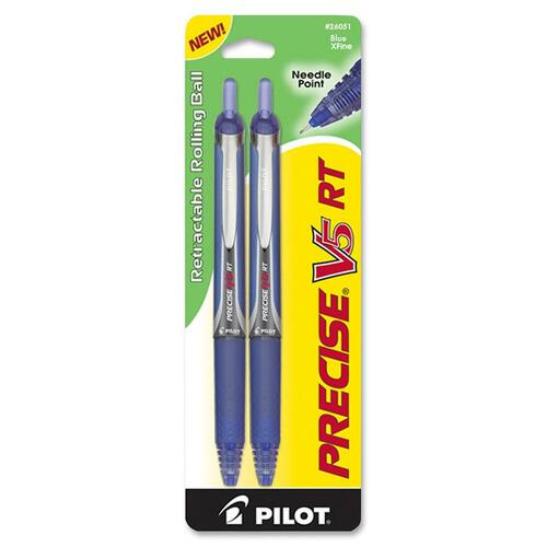 PEN,ROLLBALL,PRECISE,V5,2PK