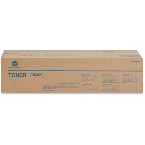 Konica Minolta TN-618 (A0TM132) Black OEM Toner Cartridge