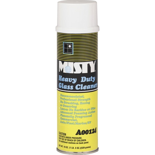 Heavy-Duty Glass Cleaner, Citrus, 20oz Aerosol, 12/carton