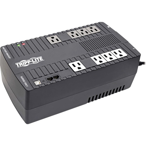 AVR SERIES ULTRA-COMPACT LINE-INTERACTIVE UPS, USB, 8 OUTLETS, 550 VA, 420 J