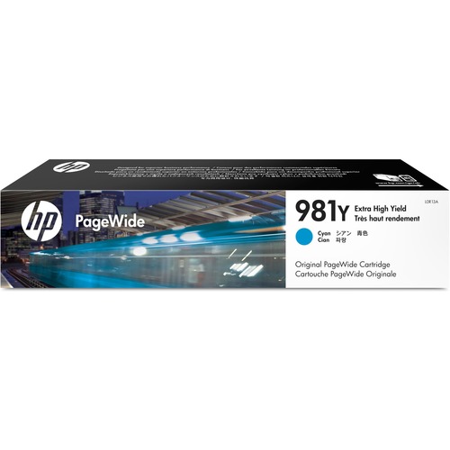 HP L0R13A (HP 981Y) Cyan OEM Extra High Yield Pagewide Inkjet Cartridge