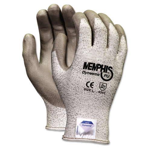 Memphis Dyneema Polyurethane Gloves, X-Large, White/gray, Pair