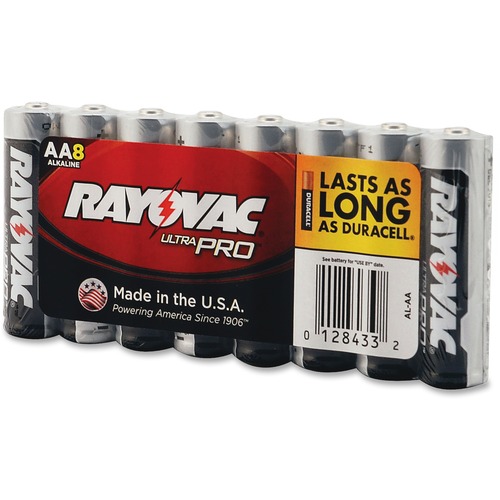 BATTERY,INDUST,AA,8/PK